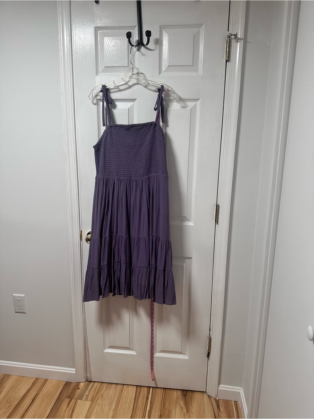 torrid Lavender Smocked Tiered Midi Dress